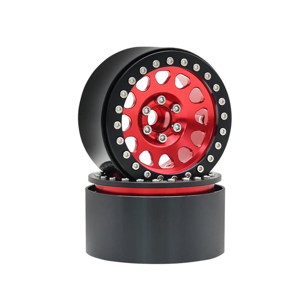 1/10 RC Crawler CNC 2.2" Aluminum Beadlock Wheels for TRX4 TRX6 Axial SCX10 Wraith Capra - EXPROTAS