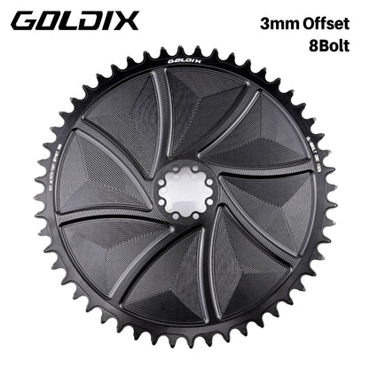 Goldix Chainring Wide Narrow CNC for SRAM 8-Bolt Crankset