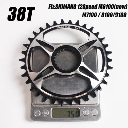 BUCKLOS 12s MTB Chainring 32T–38T for Shimano M6100 M7100 M8100 M9100
