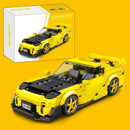 351pcs RX7 JDM Racing Car Building Blocks Classic City Sports Model Toy Gift