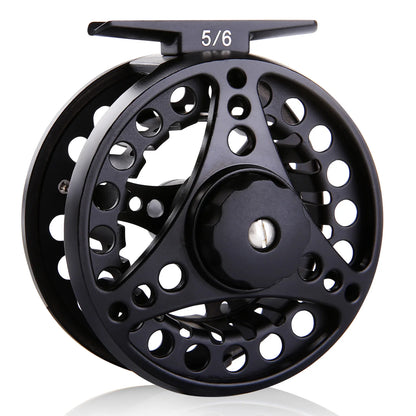 Fly Fishing Reel Large Arbor 2+1BB CNC Aluminium Body Spool Sougayilang