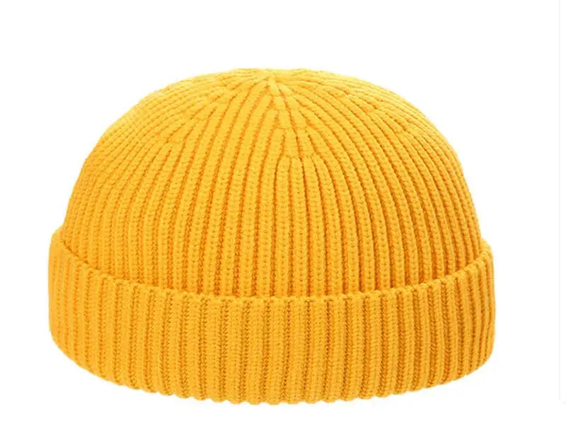 Winter Wool Knitted Beanie Hat Men Women Warm Cap Unisex Skull Cap