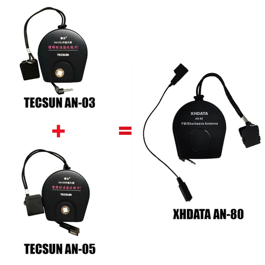 External Antenna for XHDATA Tecsun SW FM Portable Radio 7m Cable