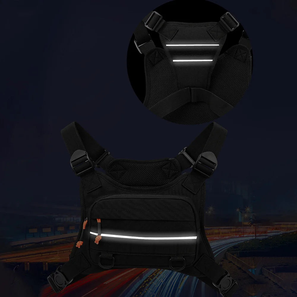 Tactical Chest Bag for Outdoor Fishing Hiking Camping Travel