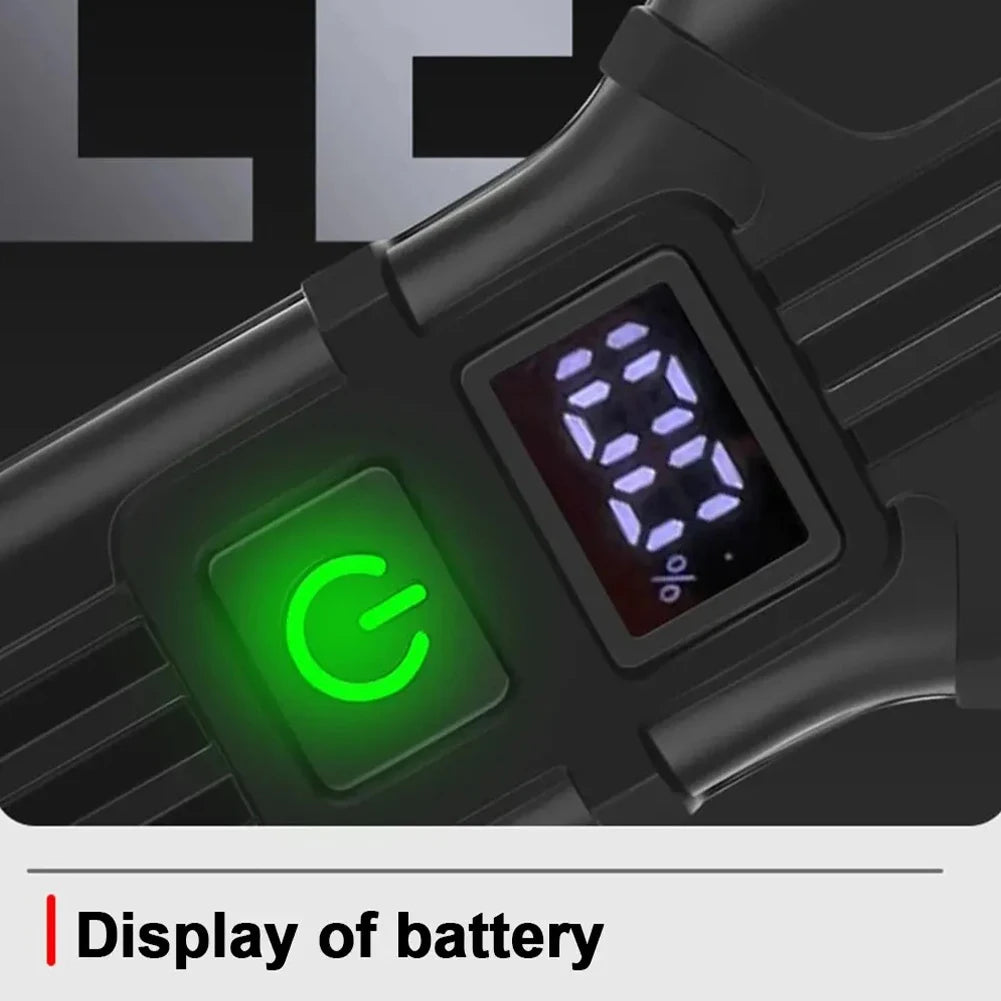 12 LED Bicycle Front Light Rechargeable Bike Horn MTB Safety Lamp Night Riding