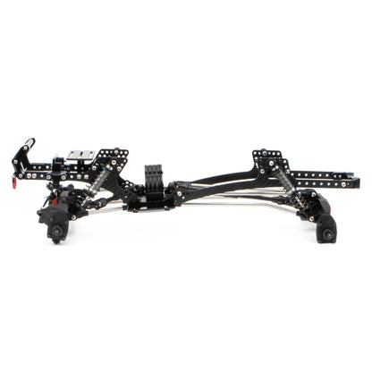 Carbon Fibre LCG Chassis Kit Rails V2 Skid 1/10 RC Crawler SCX10 III