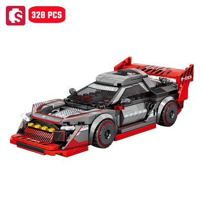SEMBO Sports Car MOC Racing Vehicle Building Blocks Technical Auto Model Toy Gift