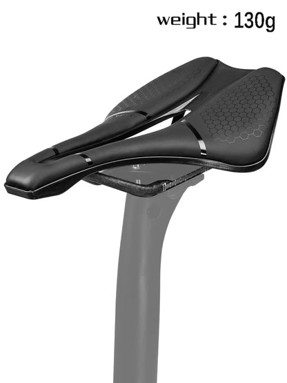 Elitaone Carbon Rail Bike Saddle 130g Lightweight 245x139mm Road Seat