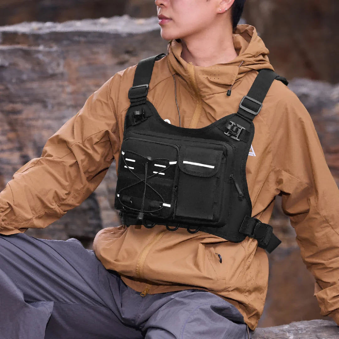 Running Vest Chest Hydration Pack Outdoor Sports Backpack For Hiking Race Marathon Bag Men Women Sport Tactical Camping Backpack