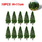 20Pcs Pine Trees Model 15cm Scenery for Scale Railway Layout Wargame Decor