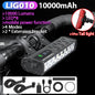 NEWBOLER Bicycle Front Headlight 10000 Lumen 10000mAh USB Rechargeable MTB Road - EXPROTAS