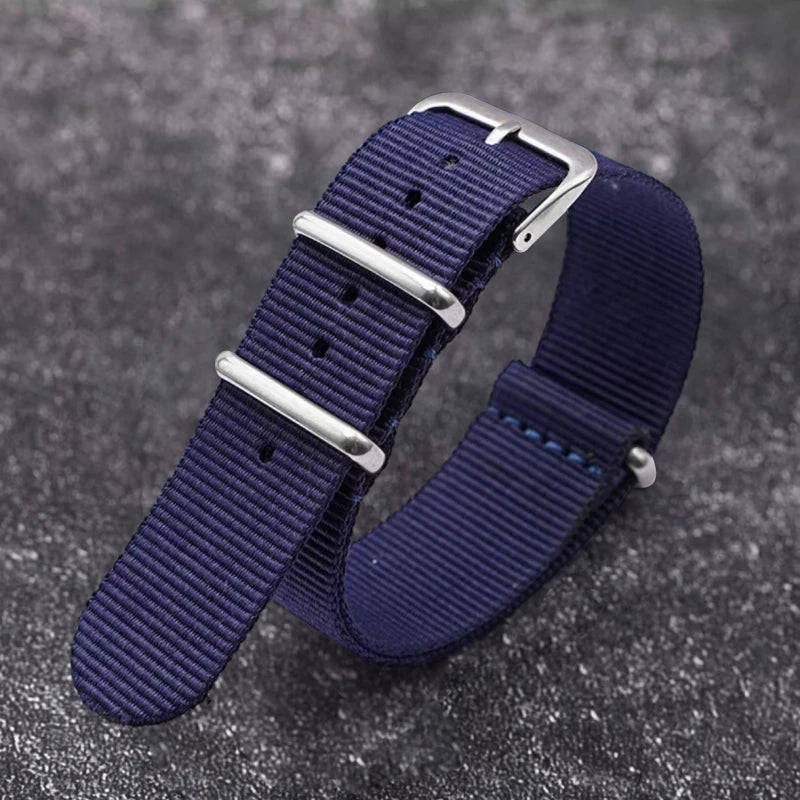 Nato Watch Strap Nylon Band 18mm 20mm 22mm Military Diver Wristwatch