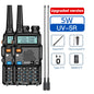2PCS Baofeng Walkie Talkie UV-5R Dual Band Long Range 2200mAh Radio