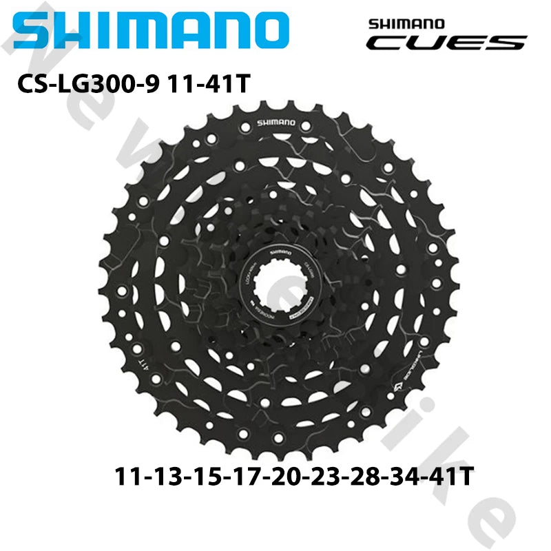 Shimano 9 Speed Cassette 11-36T 11-46T Compatible with Shimano CUES CS-LG300 LinkGlide