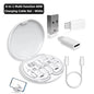 3pcs Mobile Phone Holder Fast Portable USB Charging for Traveling