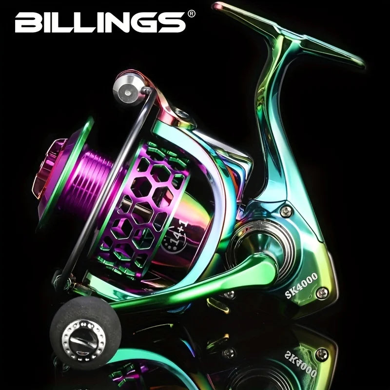 EXPROTAS Spinning Fishing Reel Billings 1000-7000 Series 22LB Drag Metal