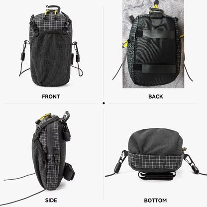 Backpack Shoulder Strap Phone Pouch Water-Resistant Bag for Hiking Camping