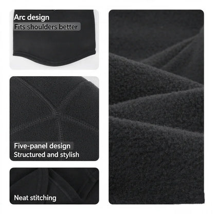 2Pcs Winter Fleece Face Cover Balaclava Neck Warmer Windproof Hat