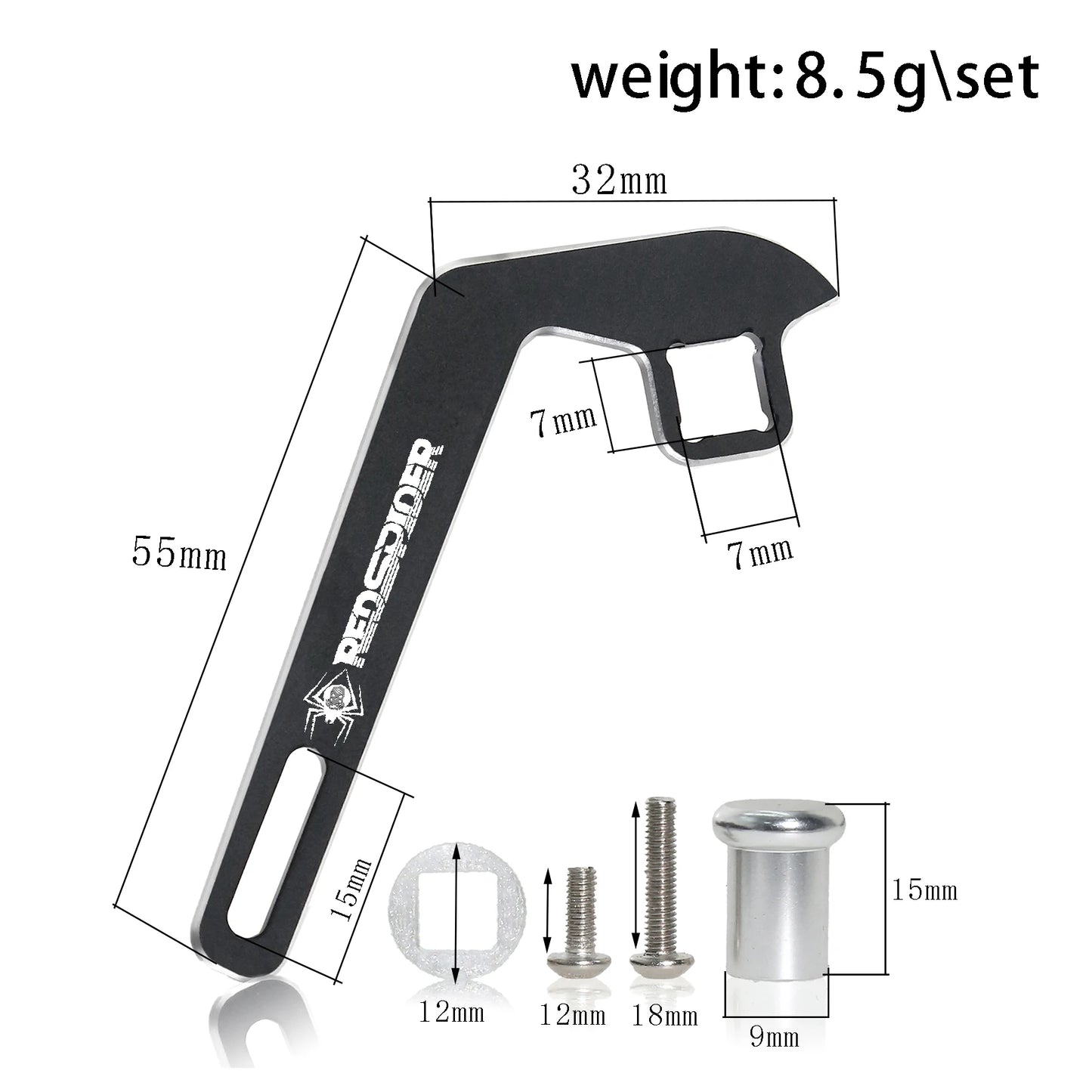 RC Transmitter Steering Wheel Trigger One-Hand Adapter for TRX4 Slash Summit