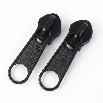 50/100/200Pcs 3#5# Zipper Slider For Nylon Zippers Bag Garment Zip Puller Backpack Pocket Zips Repair Kit DIY Sewing Accessories
