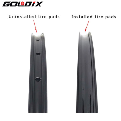 GOLDIX 50m Tubeless Rim Tape for MTB Road Bike, Vacuum Tire Mat Carbon Wheelset