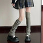 72cm Knitted Leg Warmers Y2K Warm Foot Cover Winter Socks Women Cuffs