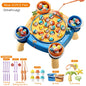 Kids Magnetic Fishing Play for Children Electric Fishing Toy Have Music Spinning Game Fish Rod Education Baby 3 Year Gifts-EXPROTAS