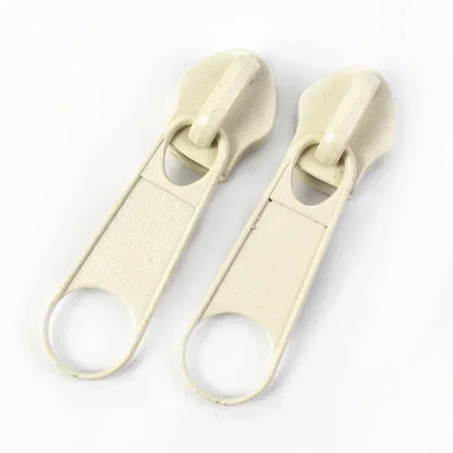 50/100/200Pcs 3#5# Zipper Slider For Nylon Zippers Bag Garment Zip Puller Backpack Pocket Zips Repair Kit DIY Sewing Accessories