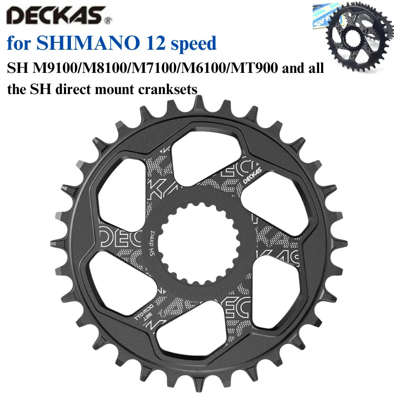 Direct Mount Chainring 32/34/36/38T for Shimano 12 Speed MTB Bike