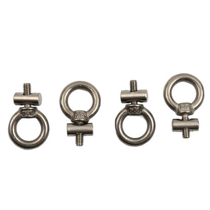 2/4/6/8pcs Awning Rail Stoppers 6mm Stops Motorhome Campervan Caravan Stainless Sliding Rail Track Lifting Ring Screw Slip Ring
