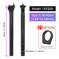 MTB Road Bike Carbon Seatpost 27.2/31.6mm 400mm Toseek Fibre Post