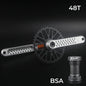 ZEROING Road Folding Bicycle Crankset 10/11/12speed Single Chainring 40/42/44/46/48T With Bracket Bottom BSA For Gravel Bike-EXPROTAS