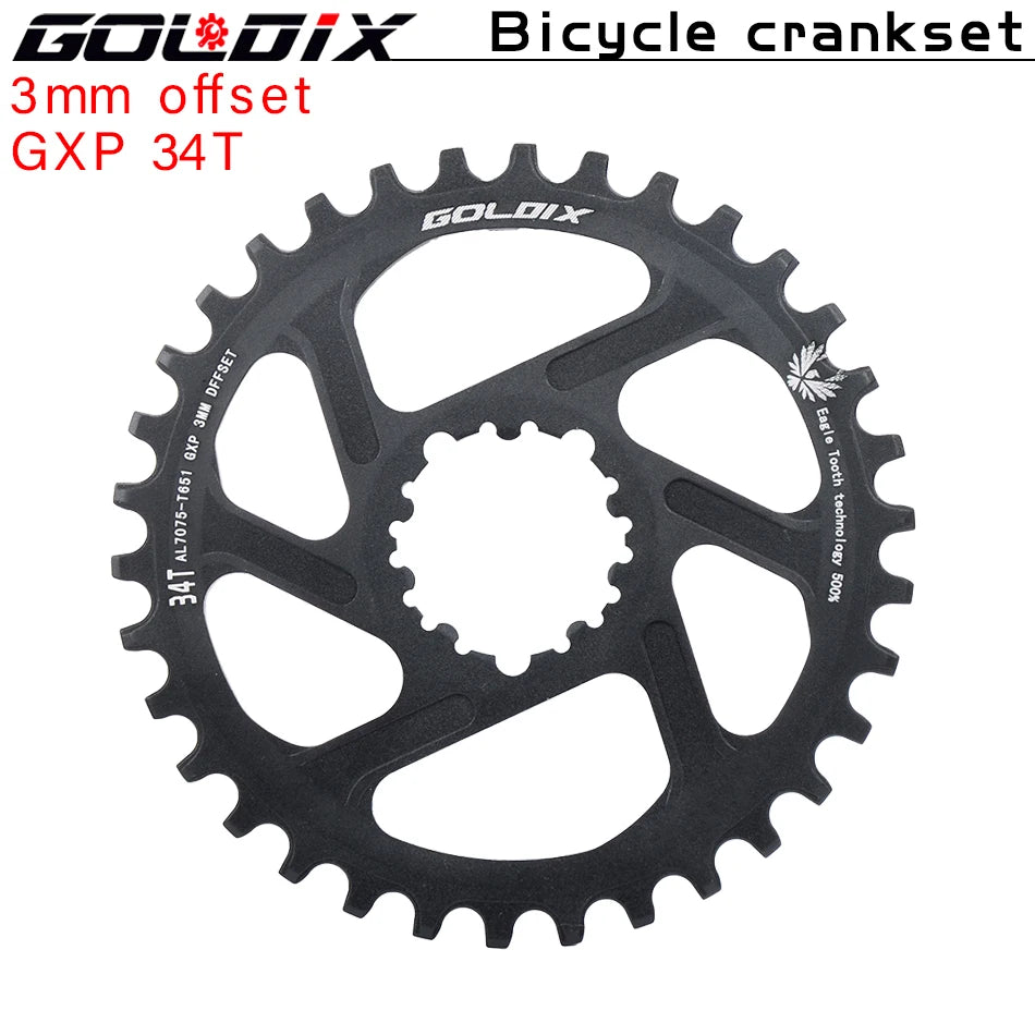 MTB Chainring 30T 32T 34T 36T 38T Direct Mount SRAM 0mm 3mm 6mm Offset