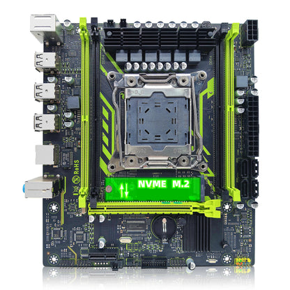 ZSUS X99-8D4 Motherboard Set Kit With LGA2011-3 Xeon E5 2650 V4 CPU DDR4 16GB (1*16GB) 2133MHZ RAM Memory NVME M.2 SATA-EXPROTAS