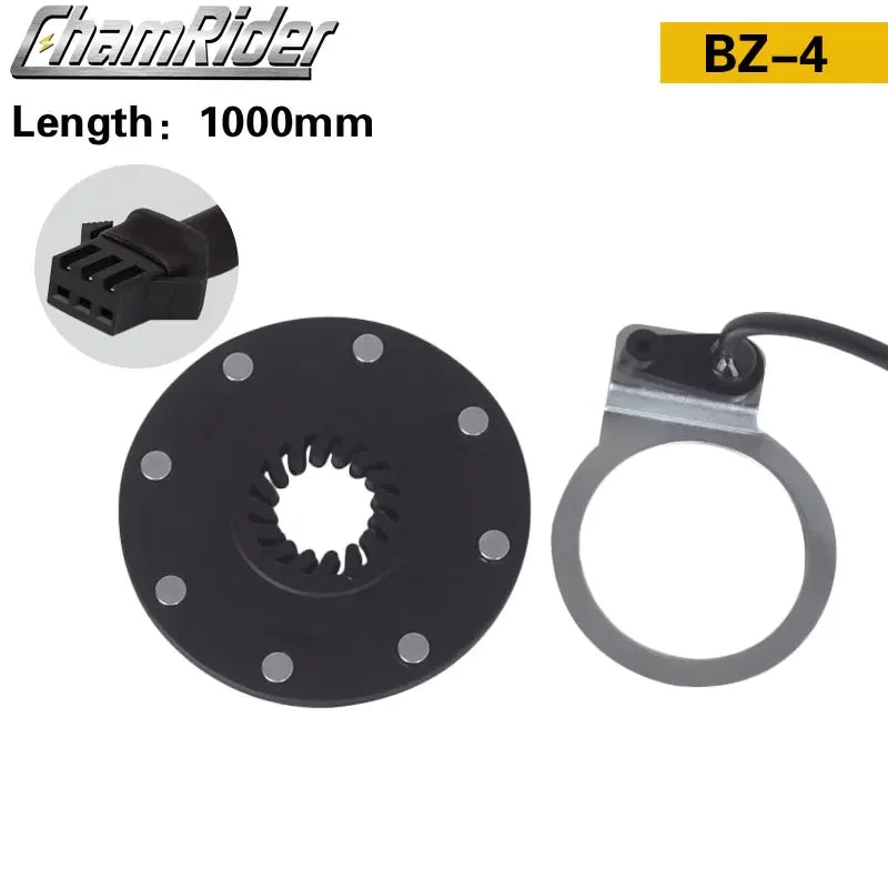 ChamRider KT PAS Pedal Assist Sensor V12L D12L BZ‑4/10C Dual Hall 12‑Signal