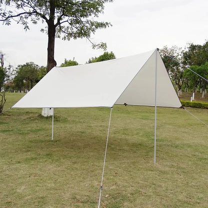 2M Adjustable Tarp Poles Aluminum Tent Awning Camping Canopy Support Rods