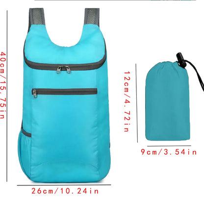 Weekend Travel Bag Foldable Waterproof Lightweight Large Capacity Backpack