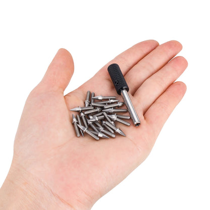 24pcs Hex Socket Screws RC Crawler Spiked Bolts for SCX10 D90 TRX4