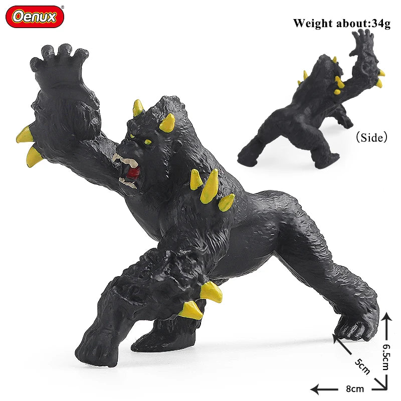 Oenux Fantasy Animal PVC Figure Dragon Dinosaur Golem Turtle Bull Orangutan - EXPROTAS