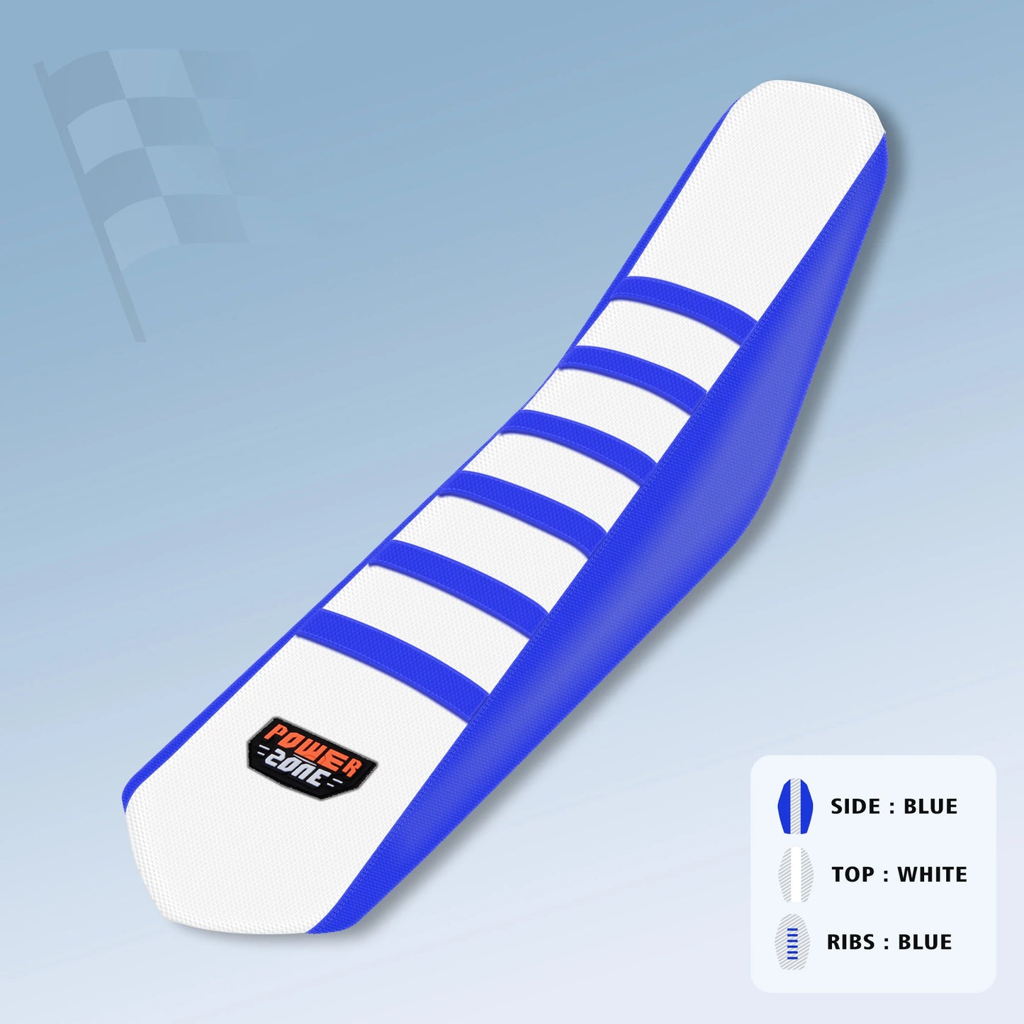 Universal Ribbed Waterproof Anti-Slip Seat Cover by Powerzone for SXF EXC KXF