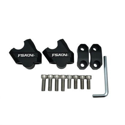 Motorcycle Riser Bar Mount 28mm 22mm Handle Clamp for Honda BMW YAMAHA Suzuki