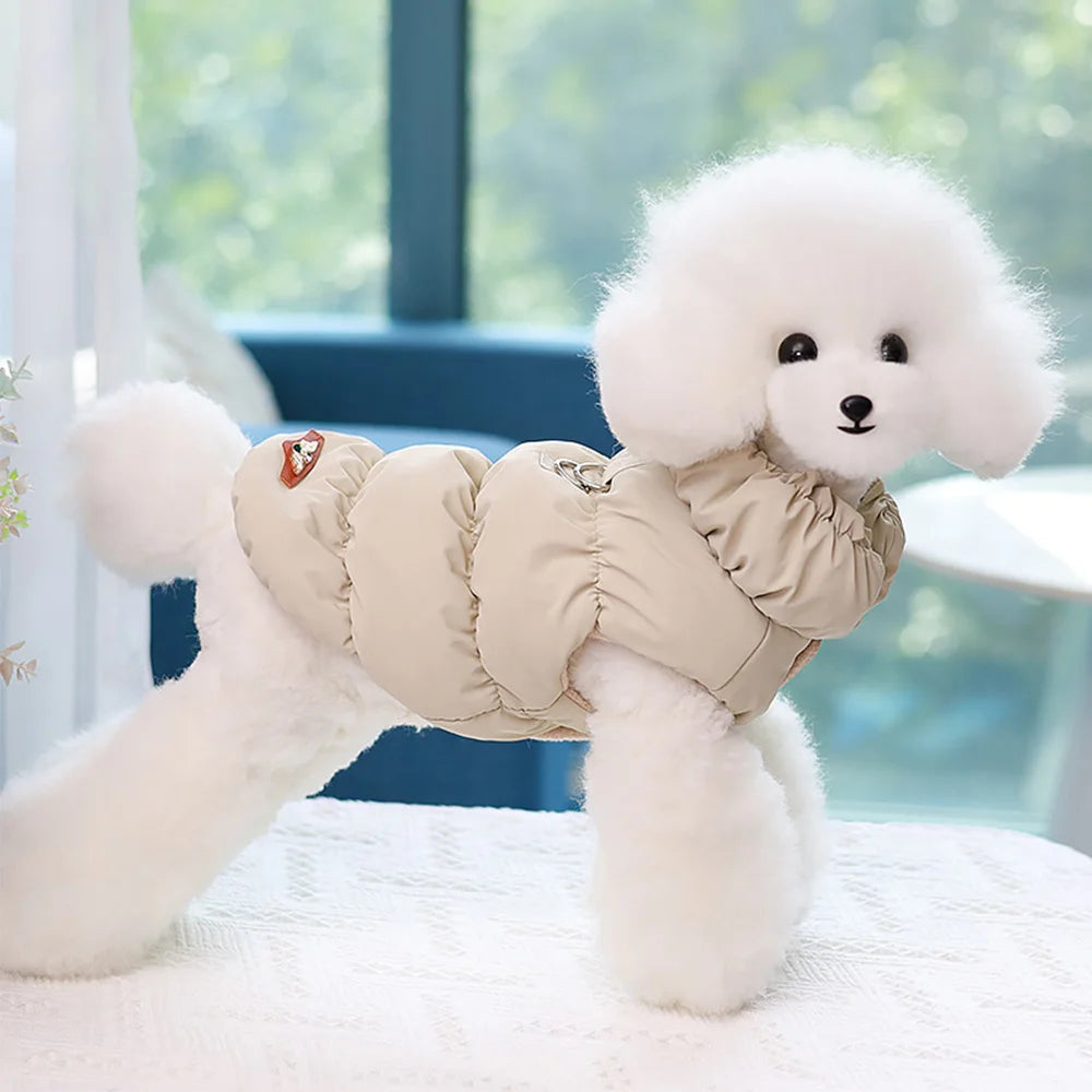 Warm Dog Clothes Winter Coat Jacket Fleece Vest for Small Medium Pets