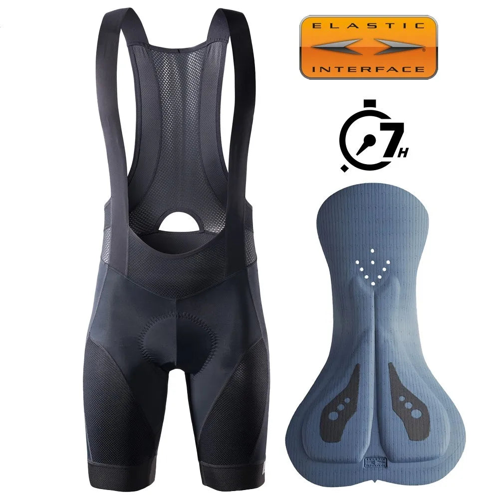 RION Cycling Shorts Men Ciclismo Masculina Bib Shorts Elastic Interface Cushion Long Distance MTB Padded Shorts Tights Slim Fit-EXPROTAS