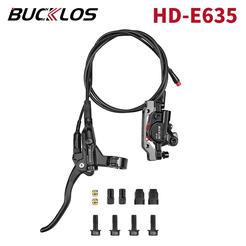 Hydraulic Disc Brake Set for E-Bike 160mm Rotors Power Control 1100mm 1800mm