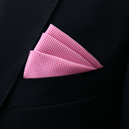 Mens Pocket Square Handkerchief Solid Satin Wedding Accessories