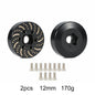 Brass 12mm Hex Wheel Weights Brake Disc Adapters for 1.9 2.2 RC Crawler