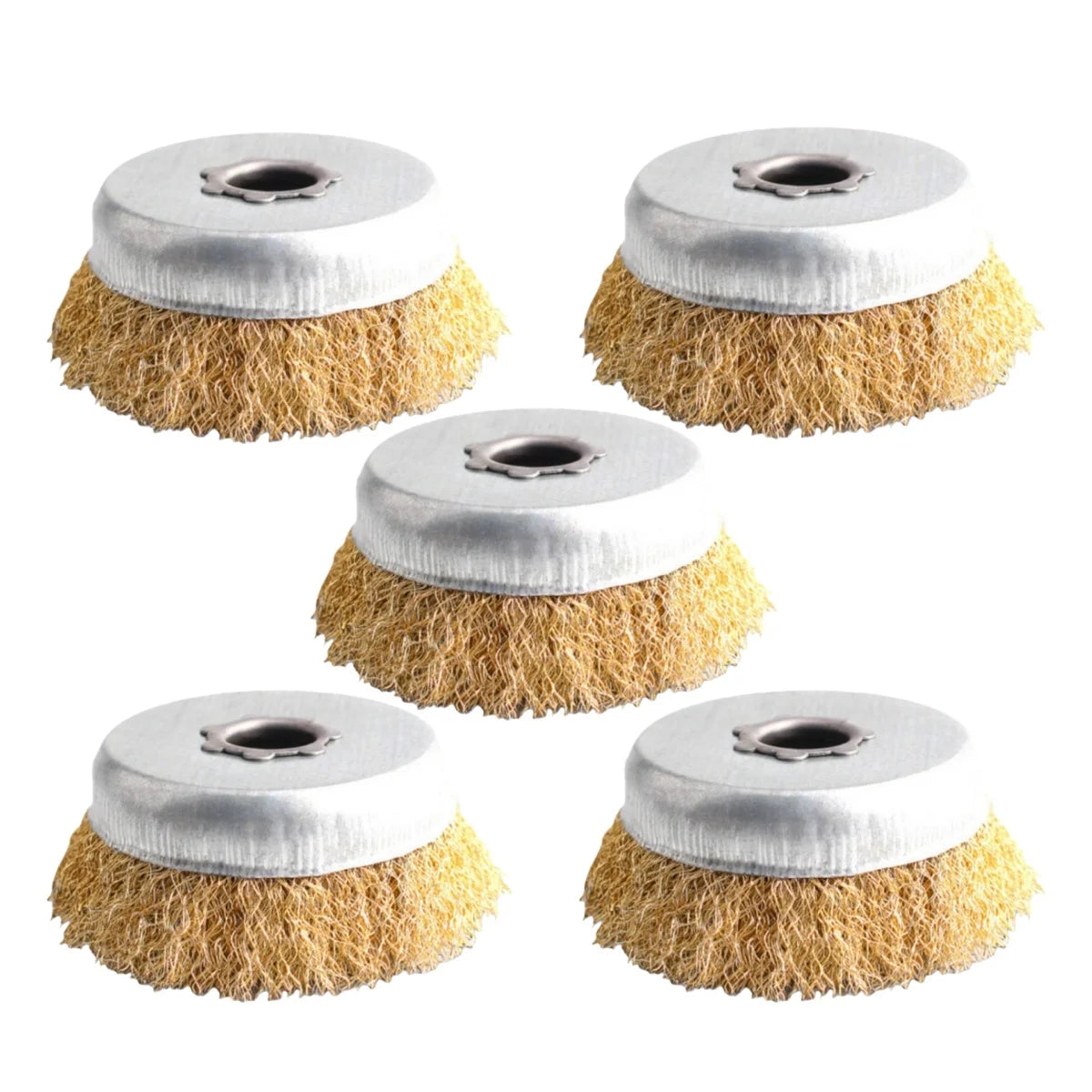 3in Wire Brush Steel Cup Wheel Rust Removal Brush 1pc/5pcs for Drill