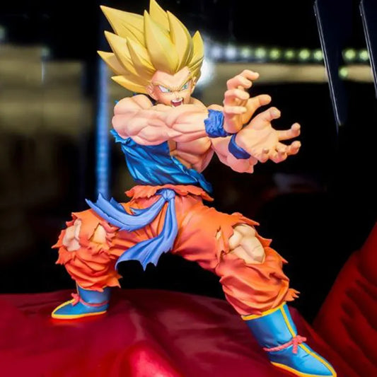 Dragon Ball Z Kamehameha Son Goku Figure Super Saiyan Kakarotto 16CM PVC Action Figures Model Dolls Toys for Children Gifts-EXPROTAS