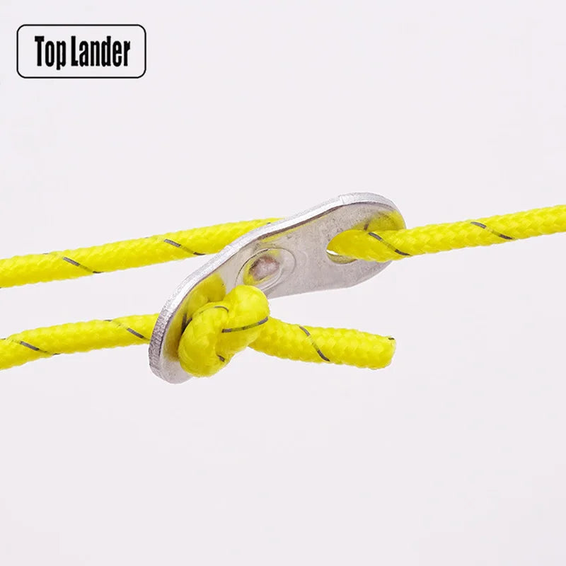 30pcs Camping Guyline Tensioners Rope Fasteners Cord Adjusters Tent Awning