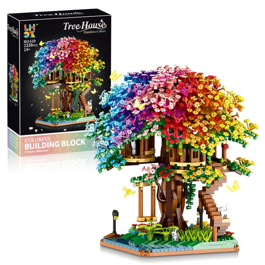2338PCS Tree House Building Micro Block Toy Set for Kids DIY Gifts
